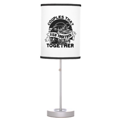 Fishing Shirt Table Lamp