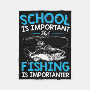 Fishing Shirt Youth Boys Fish Lover Teen Boys Fish Fleece Blanket