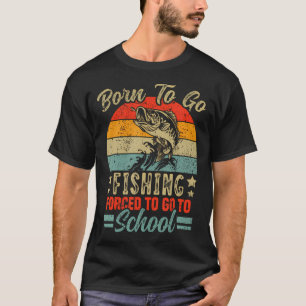 Fishing Sign in Pink T-Shirt
