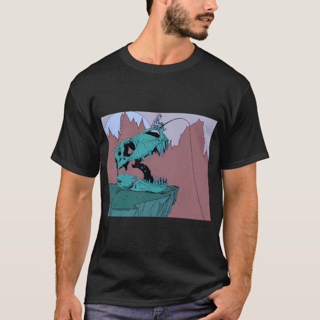 Fishing Solves Most Of My Problems Hunting Solves  T-Shirt (Front)