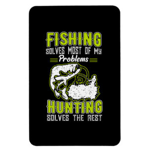 Fishing Solves Most Of My Problems Magnet