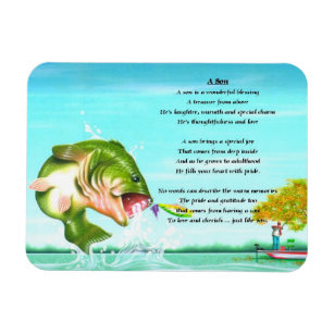 Let's go Fishing Card with Poem