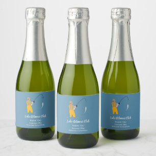 Fishing Sparkling Wine Label