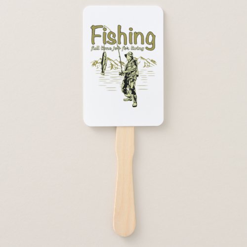 Fishing sport fishing rod hand fan