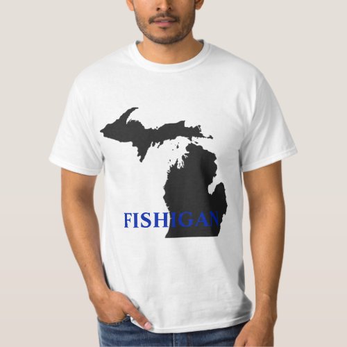 fishing sport for Michigan T_Shirt
