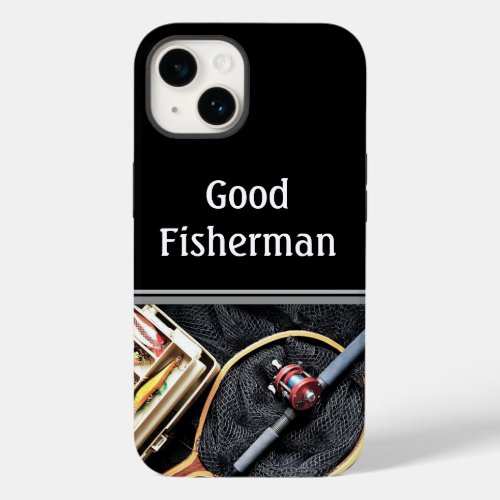 Fishing Sport Rod and Reel personalize Case_Mate iPhone 14 Case
