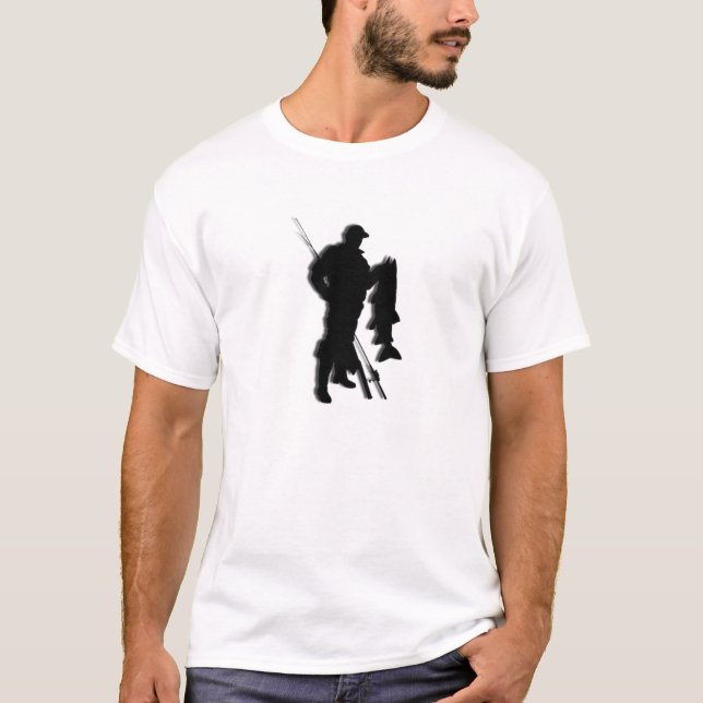 Fishing Sprots Design T Shirt (Front)