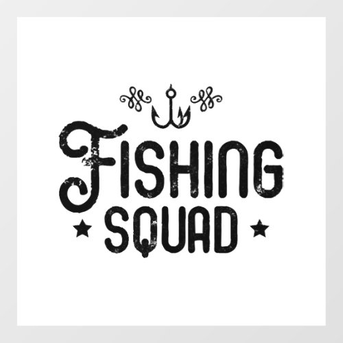 Fishing Squad Fishing Team Fishing Floor Decals