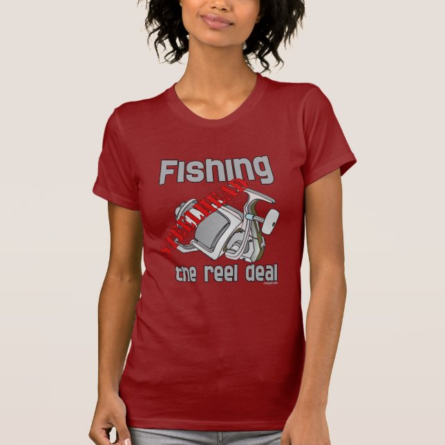 Fishing Steelhead The Reel Deal T-Shirt (Front)