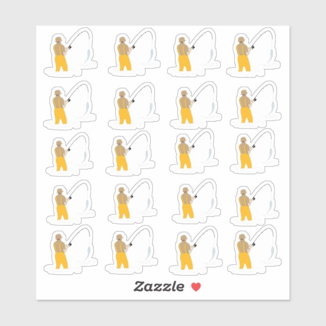 Fishing Sticker (Sheet)