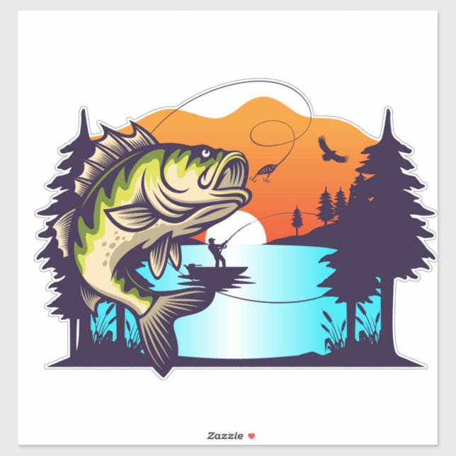 Fishing Sticker (Sheet)