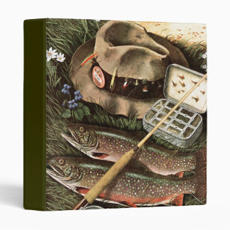 Fishing Still Life 3 Ring Binder