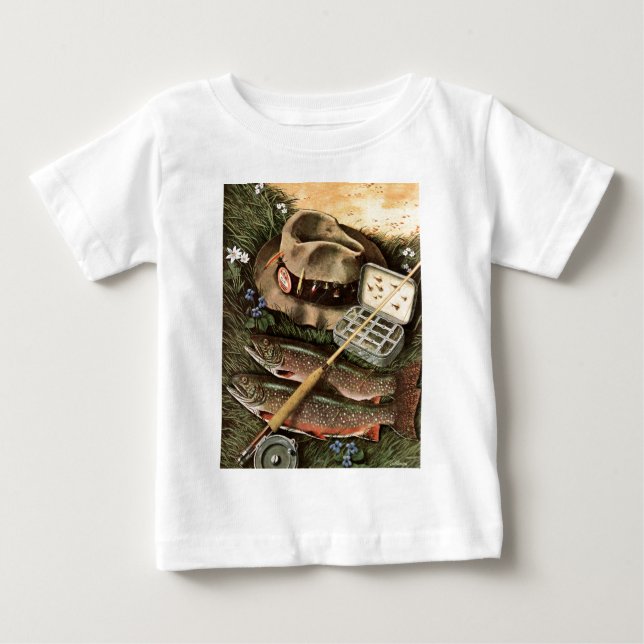 Fishing Still Life Baby T-Shirt (Front)