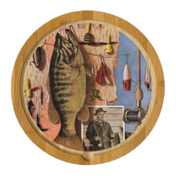 Fishing Still Life By John Atherton Cheese Board by PostSports at Zazzle