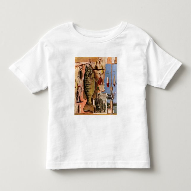 Fishing Still Life by John Atherton Toddler T-shirt (Front)