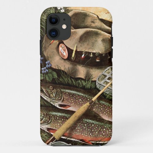 Fishing Still Life iPhone 11 Case