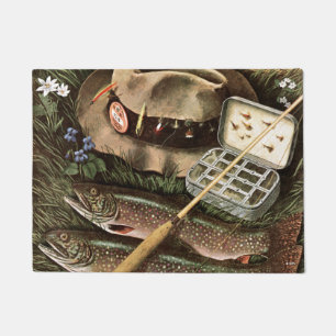 Fishing Still Life Doormat