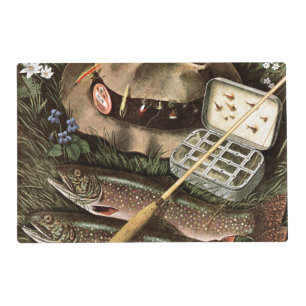 Fishing Still Life Placemat