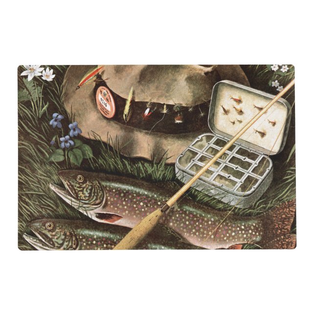 Fishing Still Life Placemat (Front)