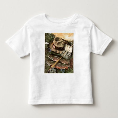 Fishing Still Life Toddler T_shirt