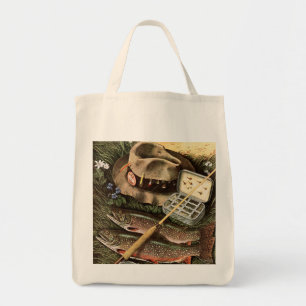 Fishing Still Life Tote Bag
