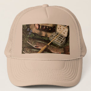 Fishing Still Life Trucker Hat