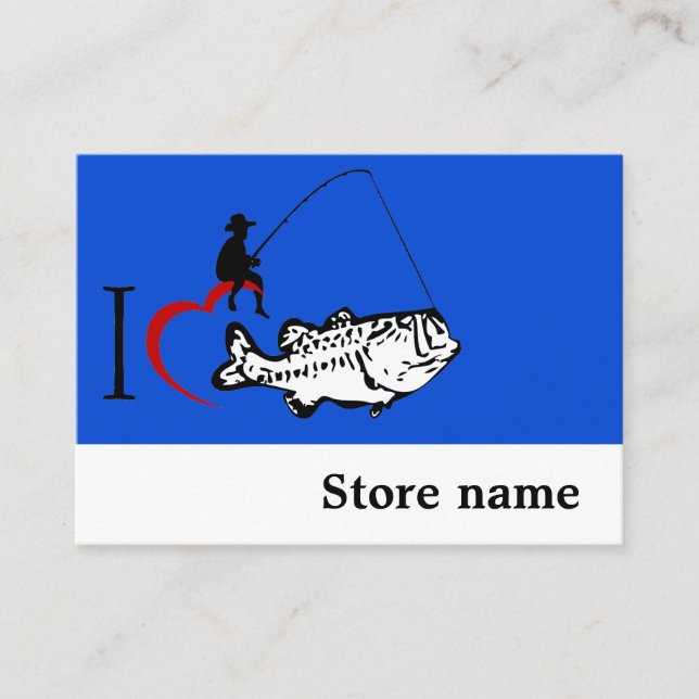 Fishing store business card (Front)