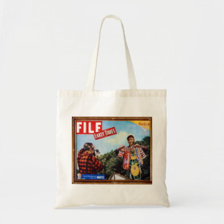 fishing story tote bag