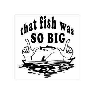 Fishing Story's Rubber Stamp