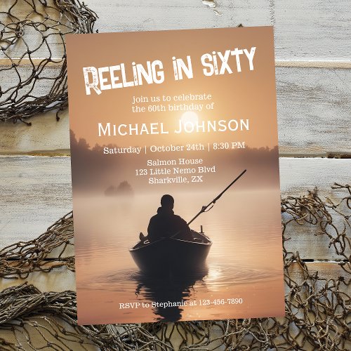 Fishing Sunrise Fisherman 60th Birthday