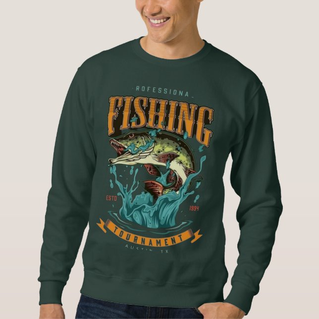 Fishing  sweatshirt (Front)