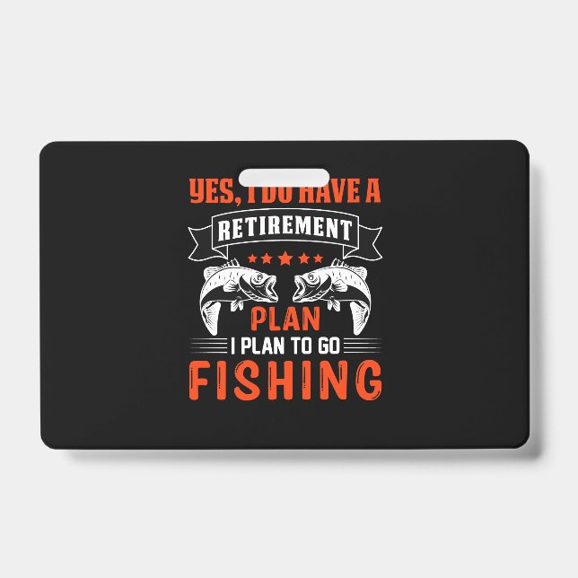 fishing t-shirt design badge (Front)