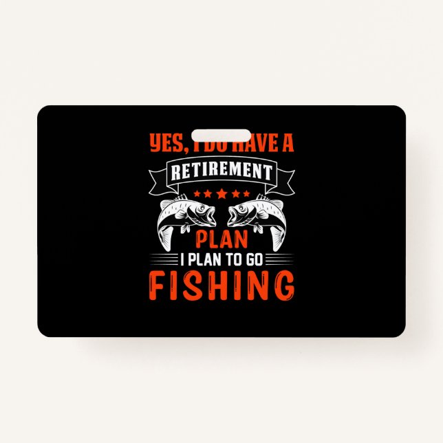 fishing t-shirt design badge (Front)