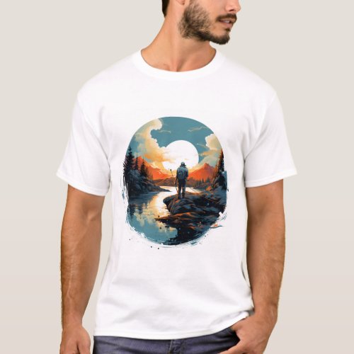 fishing t_shirt design with white background