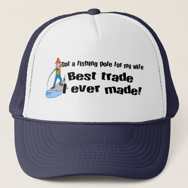 Fishing T-shirts and gifts. Trucker Hat (Front)