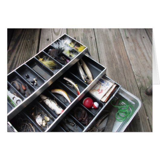 Fishing Tackle Box Cards (Front Horizontal)