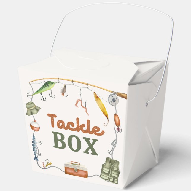 Fishing Tackle Favor Box (Front)