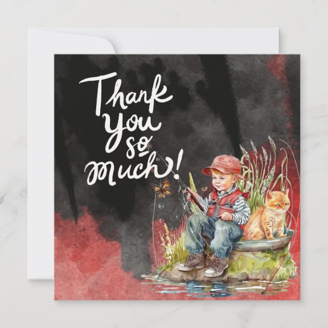 Fishing Thank You Card (Front)