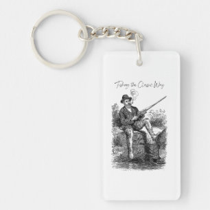 Fishing The Classic Way Keychain