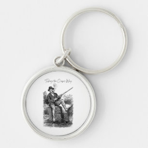 Fishing The Classic Way Keychain