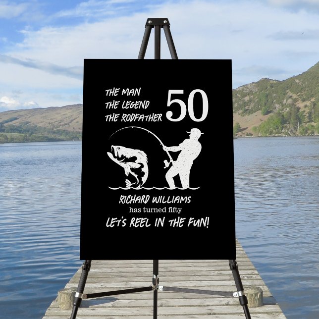 Fishing the Legend Rodfather 50th Birthday Foam Board (Creator Uploaded)