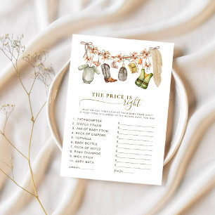 Fishing The Price Is Right Reel Baby Shower Game