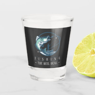 Fishing – “The Reel Deal” Funny Angler Shot Glass