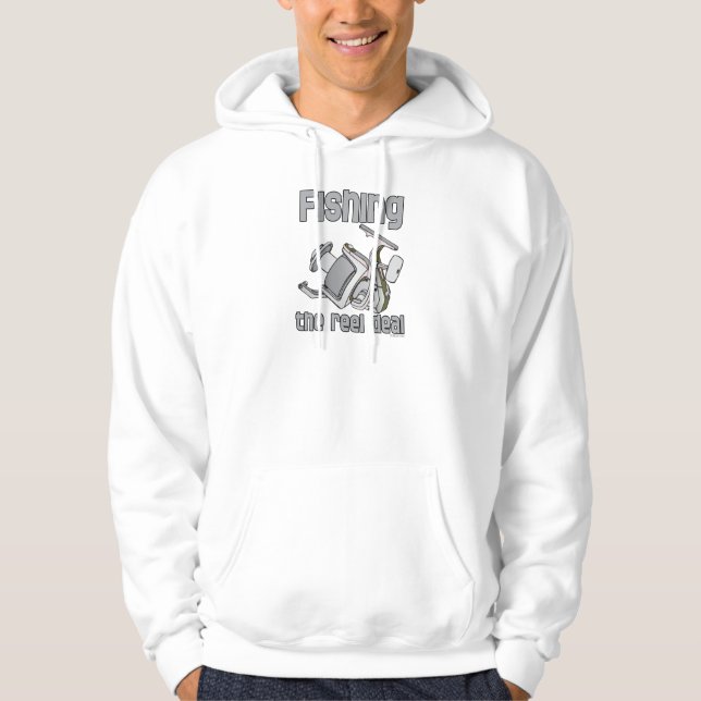 Fishing The Reel Deal Hoodie (Front)