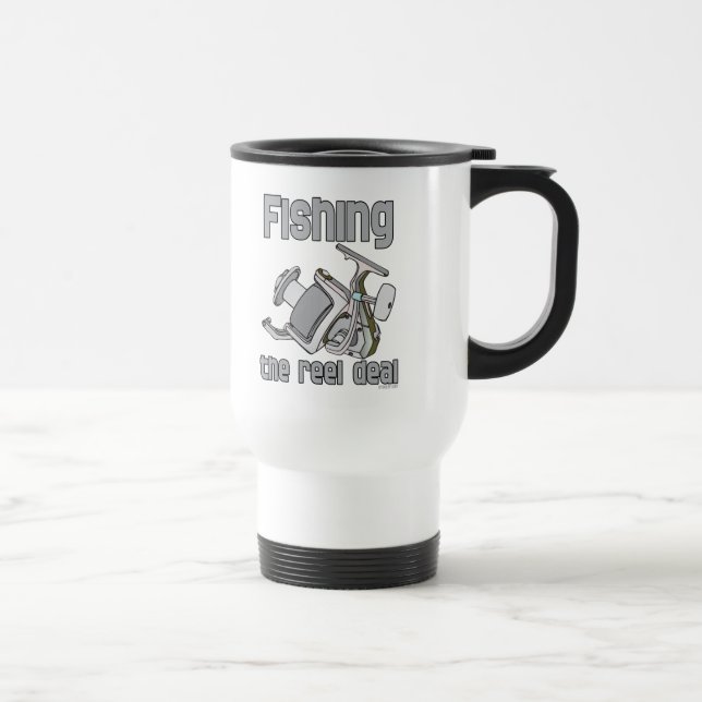 Fishing The Reel Deal Travel Mug (Right)