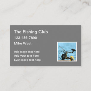 Fishing Theme Business Card Template