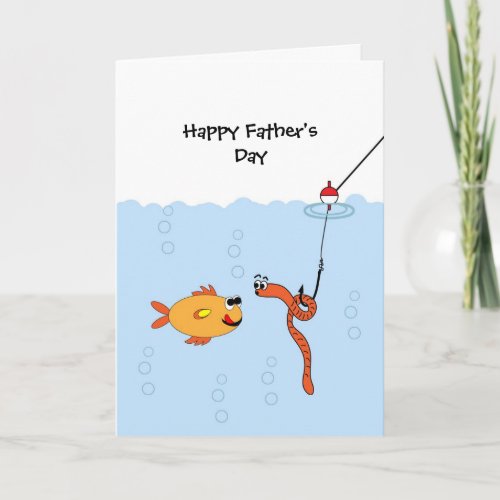Fishing Theme Fathers Day Card