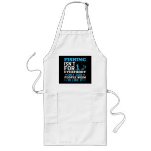 Fishing Theme  Long Apron