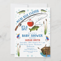 Reel Excited Baby Shower Invitations  Baby shower invitations for boys, Baby  shower invitations, Adventure baby shower invitations
