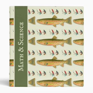 Fishing Themed School Subject Binder